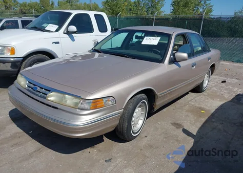 1997 Ford Crown Victoria Lx from USA, damaged, VIN 2FALP74W7VX203837